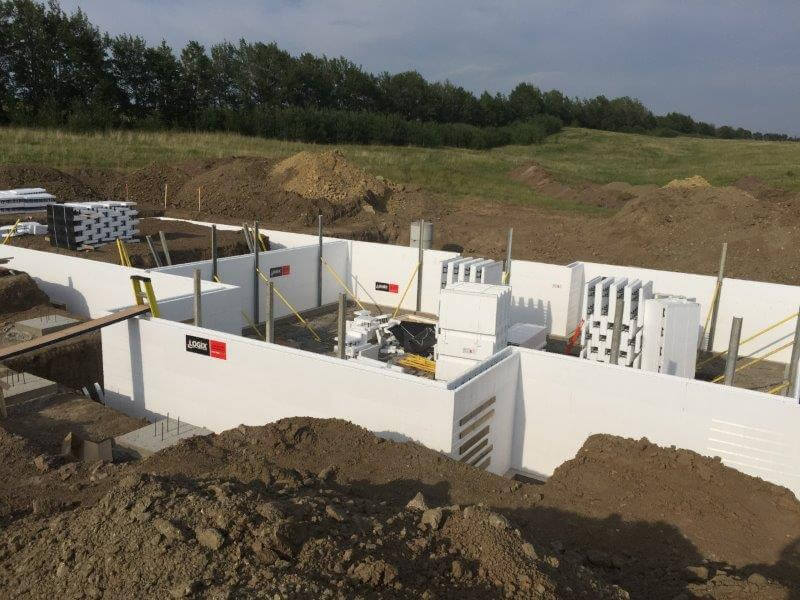 Logix ICF basement