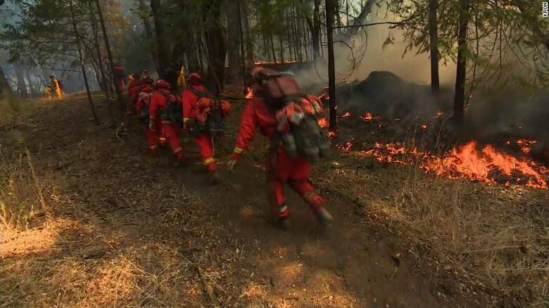 Pawnee Fire firefighters