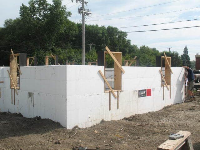 Logix ICF Foundation In 2010 Habitat Home In Illinois