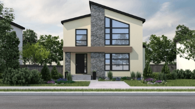 Residential home rendering. Home to be built with Logix Insulated Concrete Forms