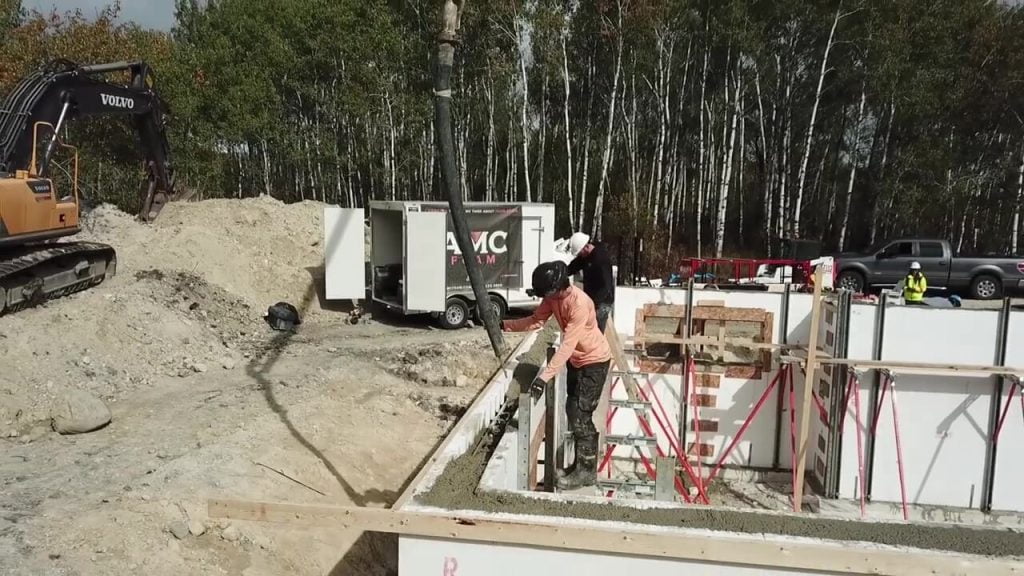 How to Pour Concrete Into Your Insulated Concrete Forms