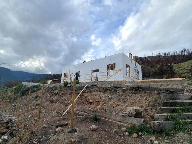 ICF Home Built After Wildfire