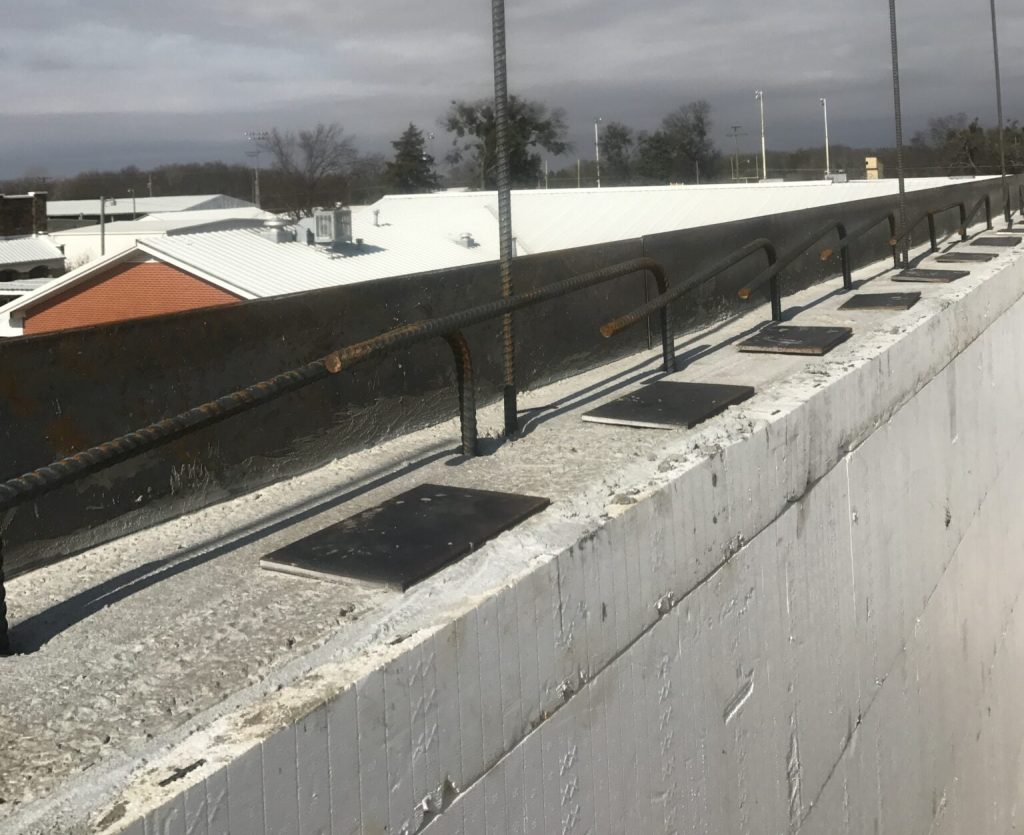 Storm Safe Wall Detail built using Logix ICF, predecessor of Element ICF.