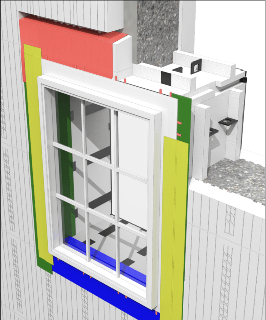 Logix ICF Pro Buck Kerf Window Detail