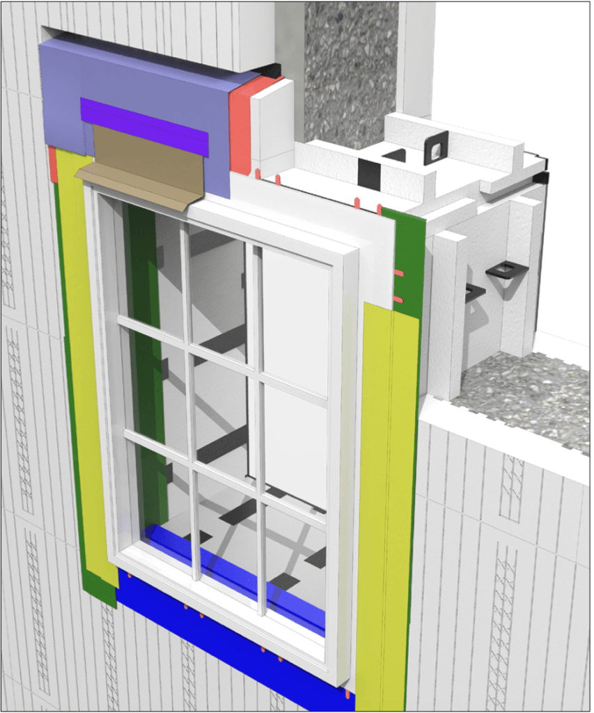 Logix ICF Pro Buck Kerf Window Detail