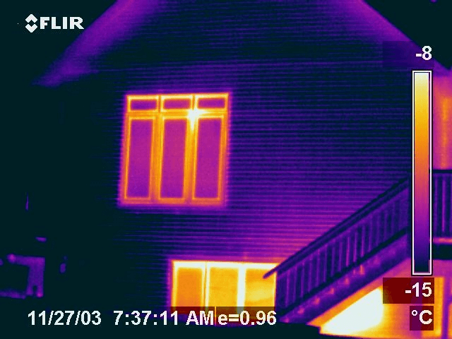 Thermal Image of a Logix ICF Home