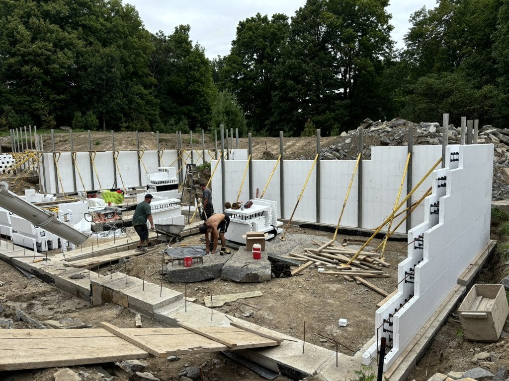 An Element ICF build using performed blocks.