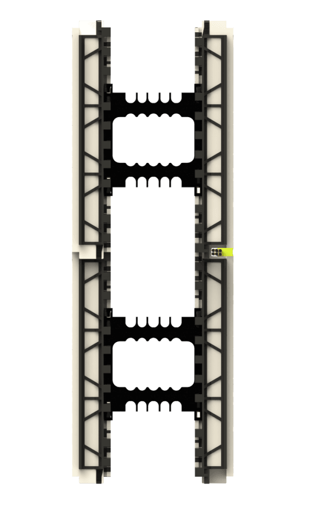 All-Foam Wire Chases With Continuous Webs