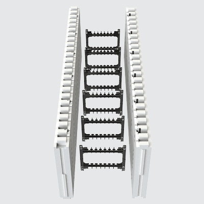 The site-assembled Element ICF product line makes it way simpler and much more efficient to stock and store sufficient inventory.