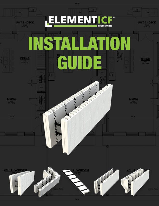 Element ICF Installation Guide Cover