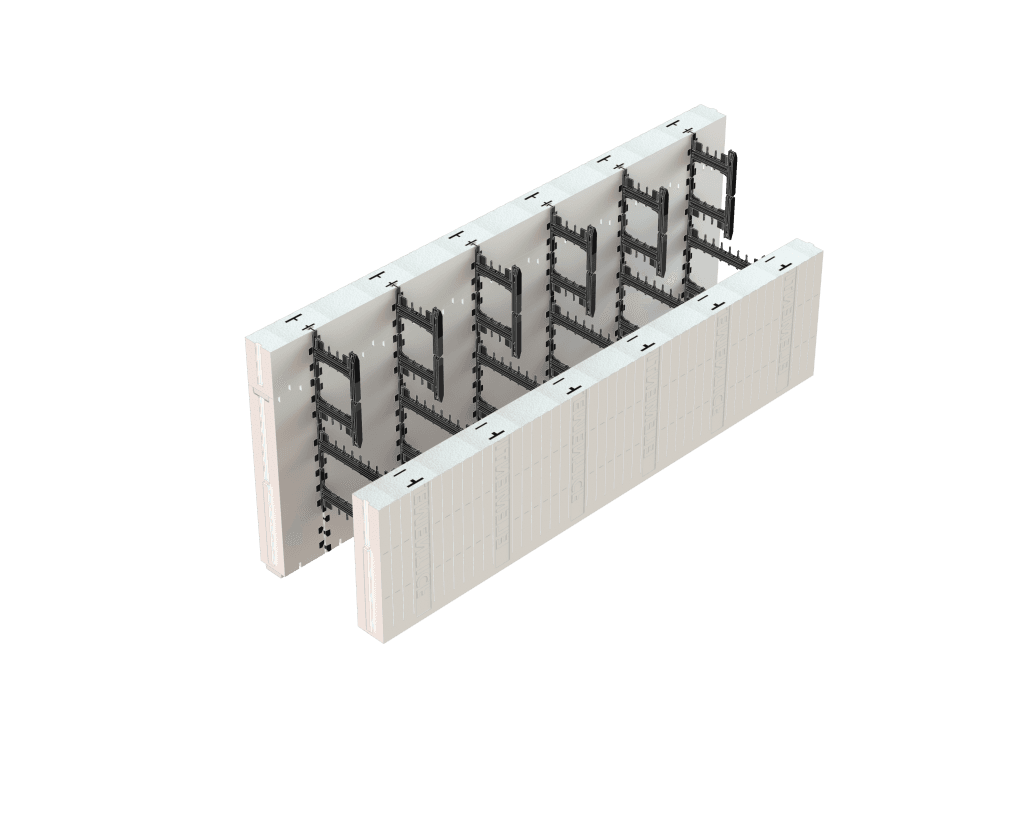 4. Insert 4" Flexties - no specialty parts required.