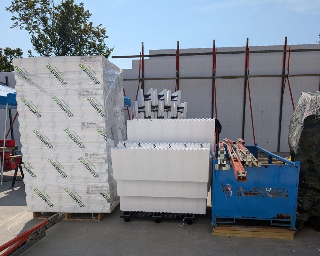 From delivery to setup—Element ICF packaging and bracing systems keep your build efficient, organized, and ready to go.