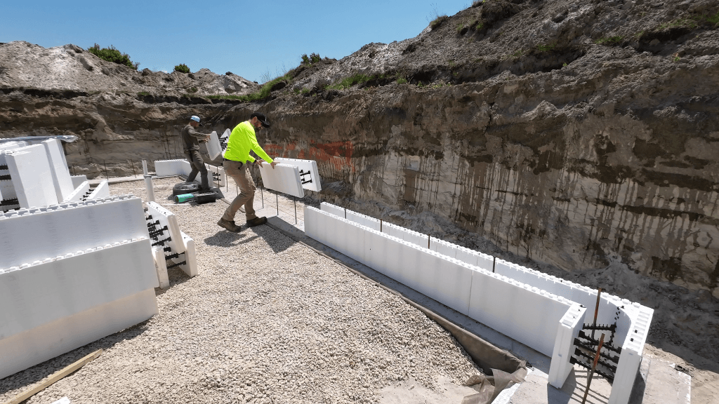 The first row sets the tone. Element ICF’s precise block system makes layout faster, cleaner, and easier from the ground up.