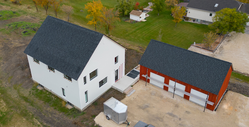 Exterior of the Bridge Road House in Headingley, Manitoba