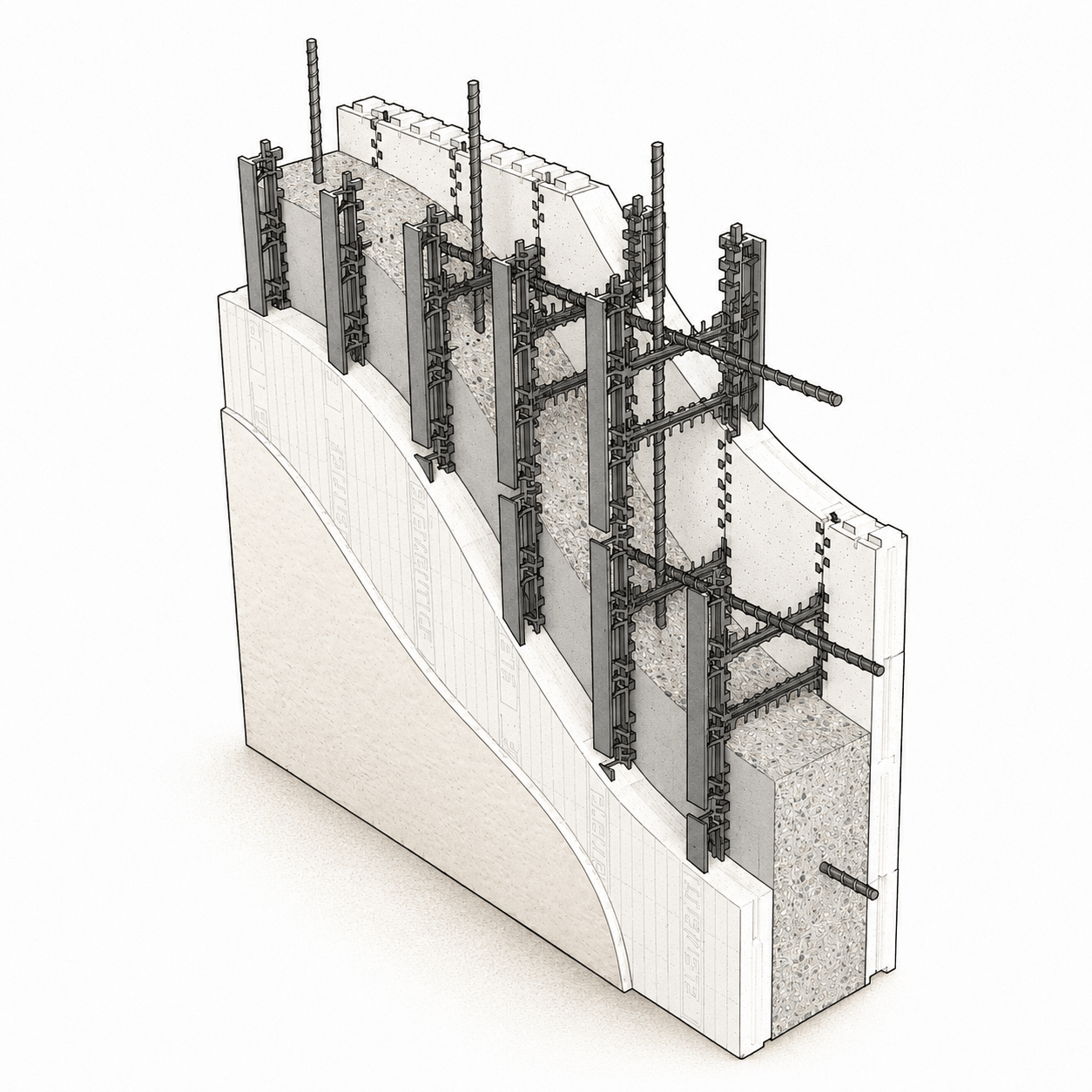 Six-in-one Element ICF wall system advantage